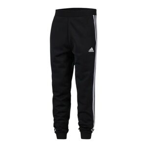 Youth Adidas Black 3 Stripe Core Tricot Joggers Track Pants